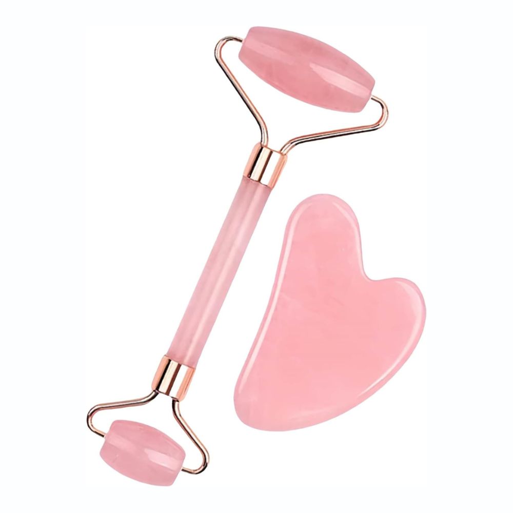 Gua Sha- und Jade-Roller-Set