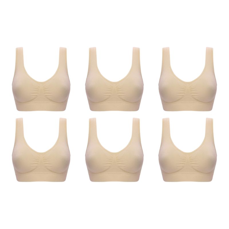 3+3 GRATIS x FlexiBra™ Komfortabler Bügelloser BH