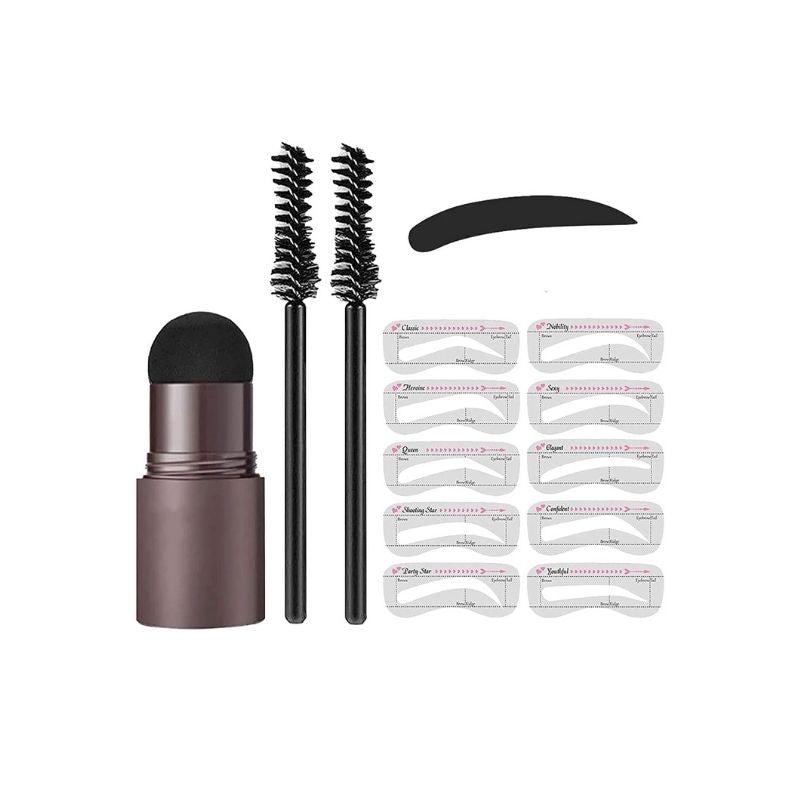 1 x Augenbrauen-Schablonen-Set