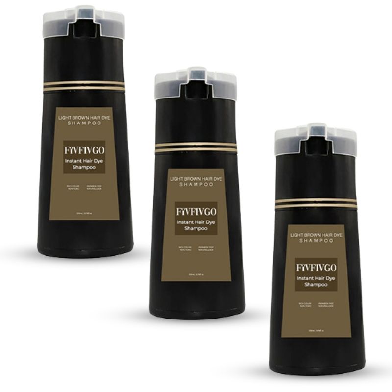 3x Sofortiges Haarfärbeshampoo